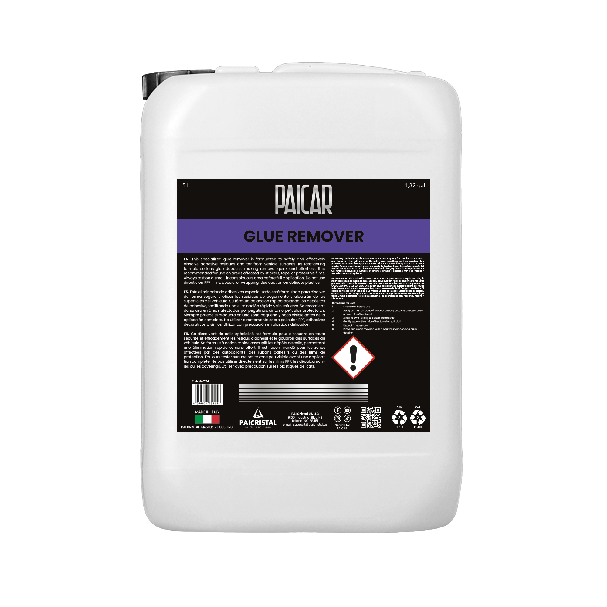 PAICAR Tar & Adhesive Remover