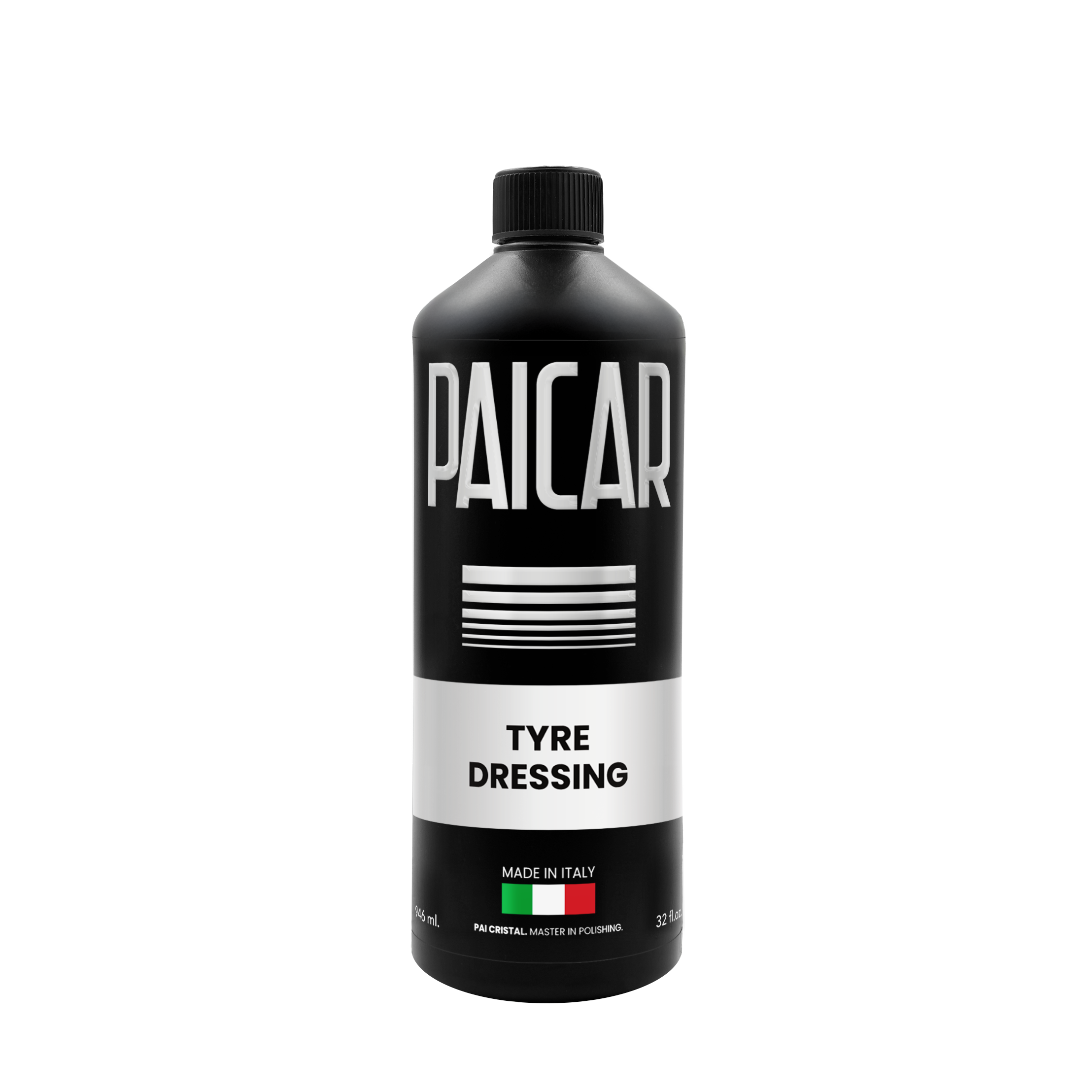 PAICAR tyre dressing bottle on a white background