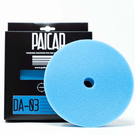 PAICAR DA-03 medium-soft pad, designed to remove holograms, minor defects, and medium to fine scratches. 
