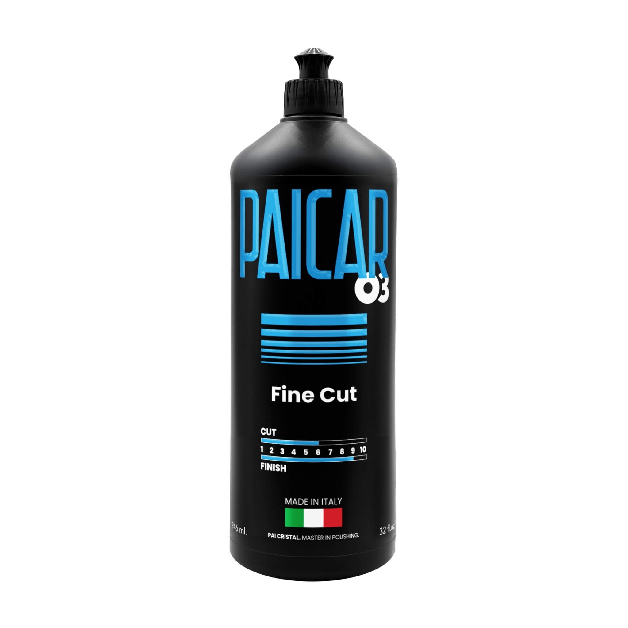 32 oz bottle of PAICAR 03 Finish Polishing Compound with a highly concentrated formula for a first-class gloss.