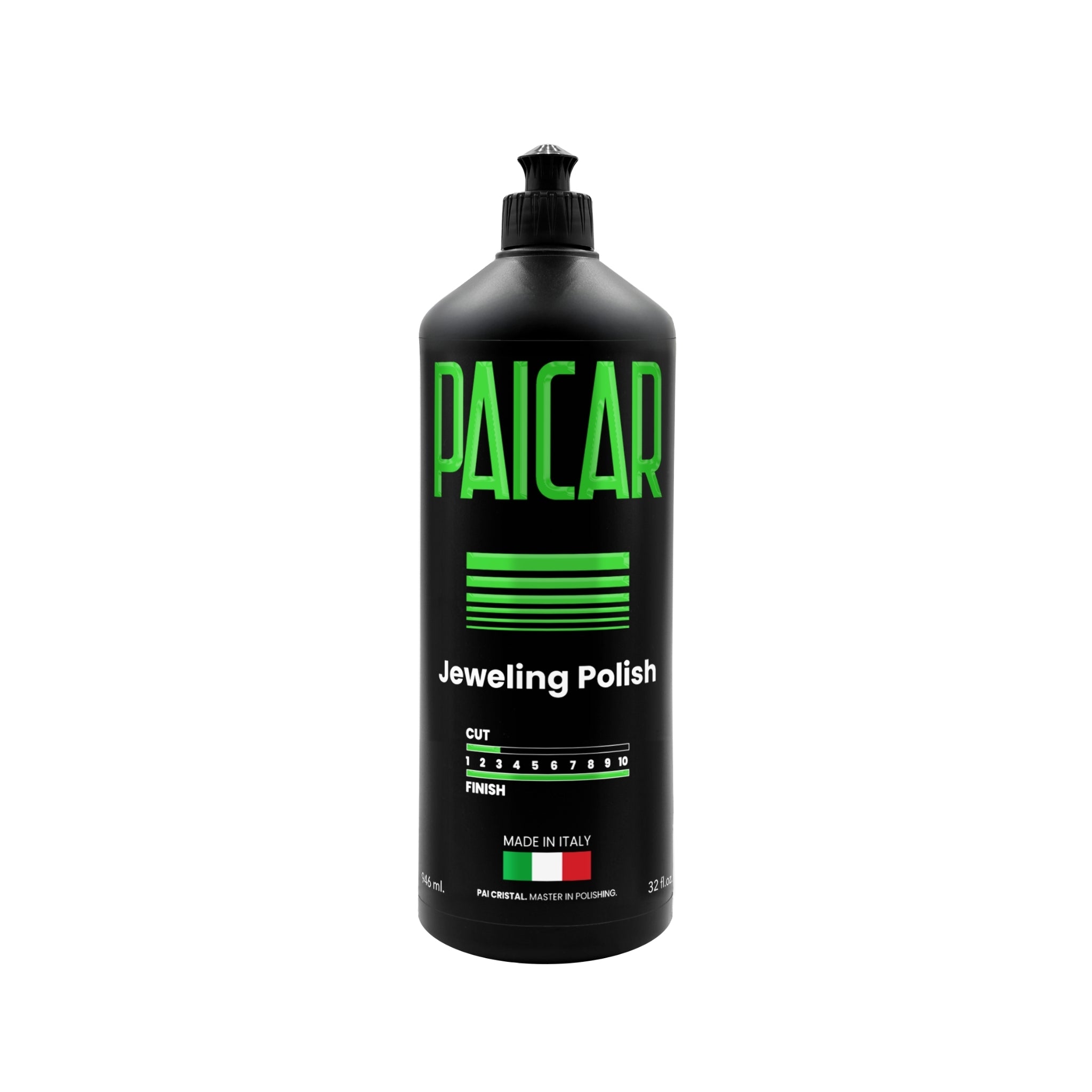 32 oz bottle of PAICAR 04 Jeweling Polishing Compound that can be applied with a polisher or by hand.