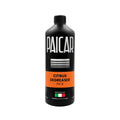 PAICAR Citrus Degeaser pH 9 citrus-based cleaner that breaks down grease, oils, adhesive residue, and road grime.