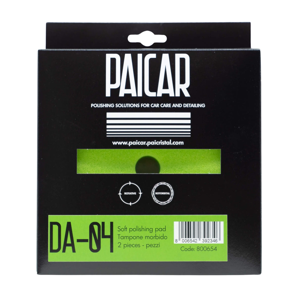 PAICAR DA-04 soft polishing pad, designed to remove light dullness, as well as small defects and fine scratches. 