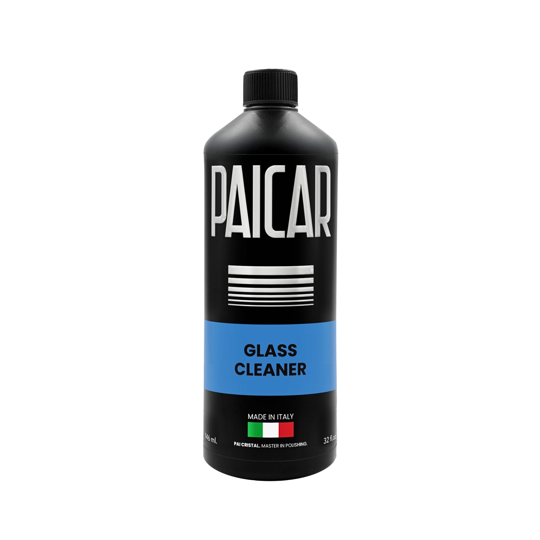 PAICAR Glass Cleaner streak-free cleaner for car windows and mirrors, removing fingerprints, haze, and road film.