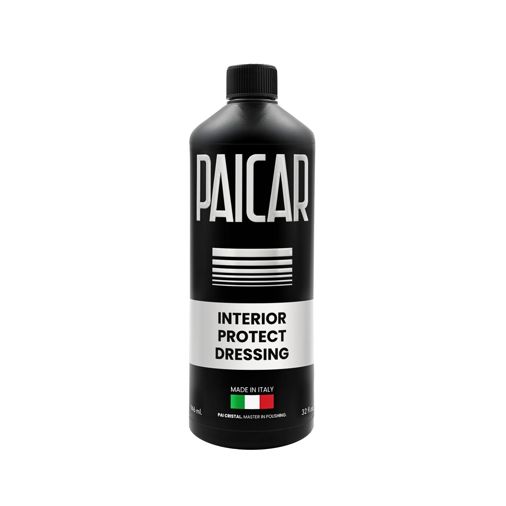 PAICAR Interior Protect Dressing interior dressing for plastic, vinyl, and trim that restores color with a clean finish.