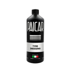 PAICAR Tyre Dressing restores shine, protects rubber, and leaves a clean, glossy finish on car tires.