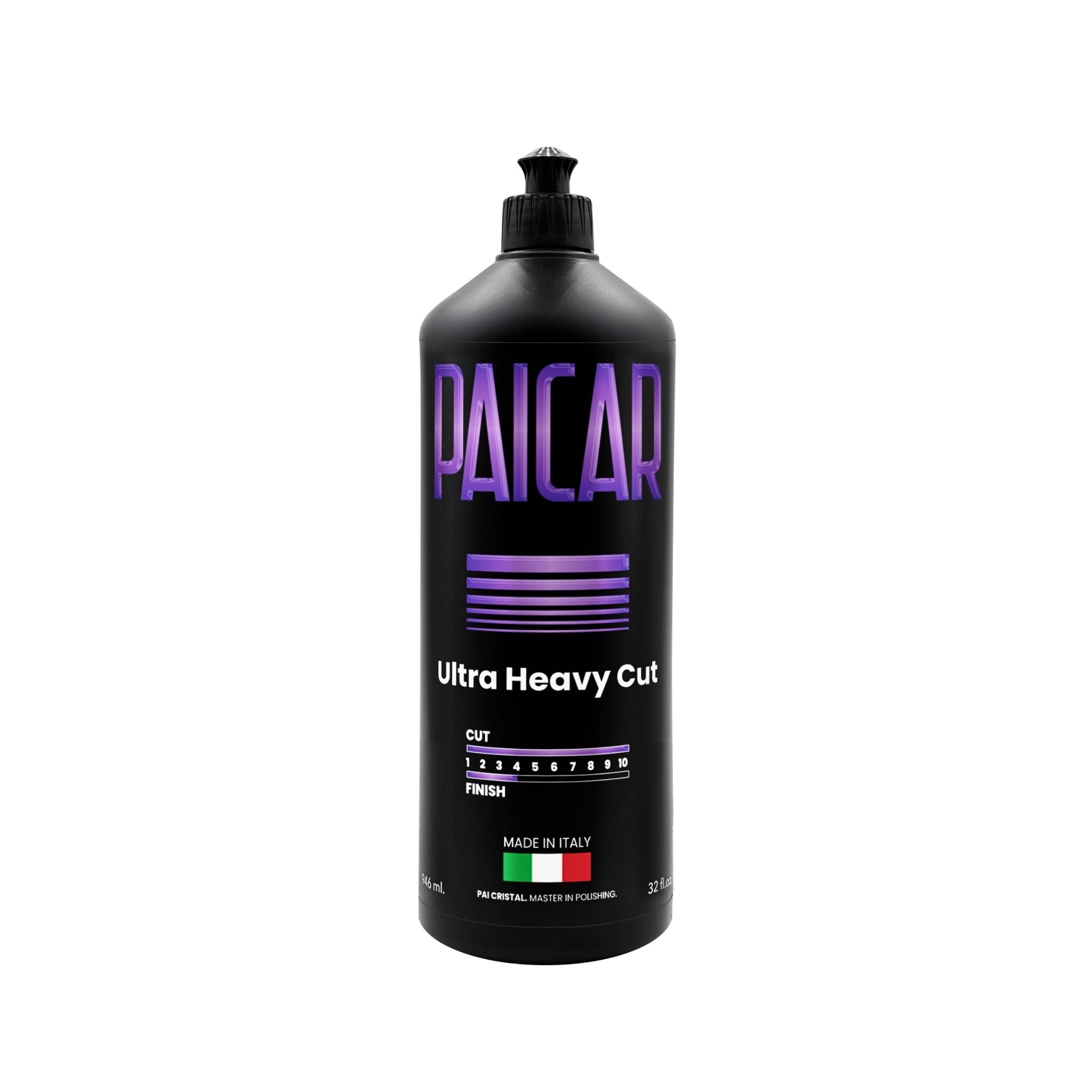 PAICAR Ultra Heavy Cut compound for severe paint correction, removing deep scratches, oxidation, and heavy swirl marks.