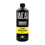 PAICAR Ultra Snow Foam for foam cannons blankets paint in thick suds to loosen traffic film and grime before hand washing.