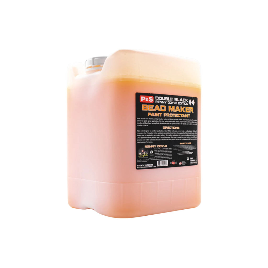 Five-gallon jug of P&S Bead Maker that delivers long-lasting gloss, water beading, and UV protection.