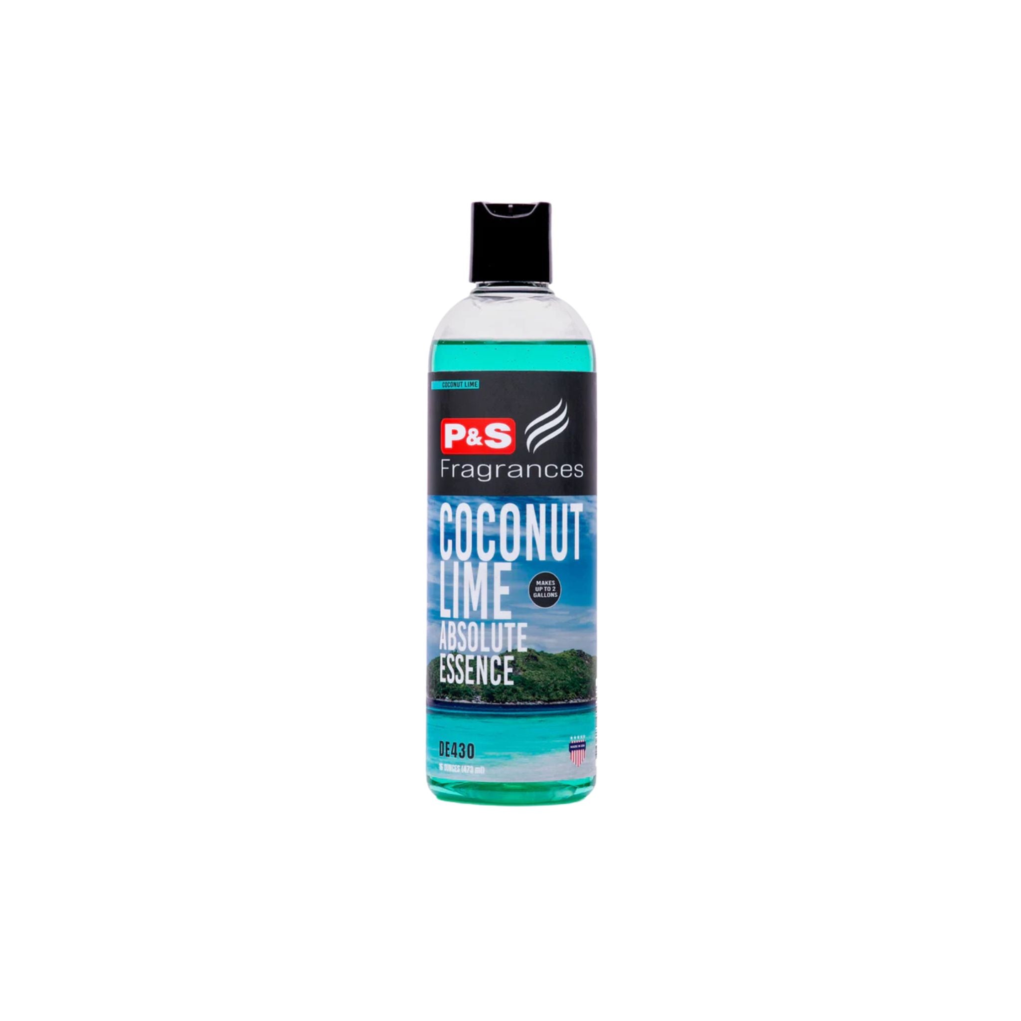 P&S Coconut Lime Fragrance air freshener with a tropical coconut and fresh lime scent for cars and interiors.