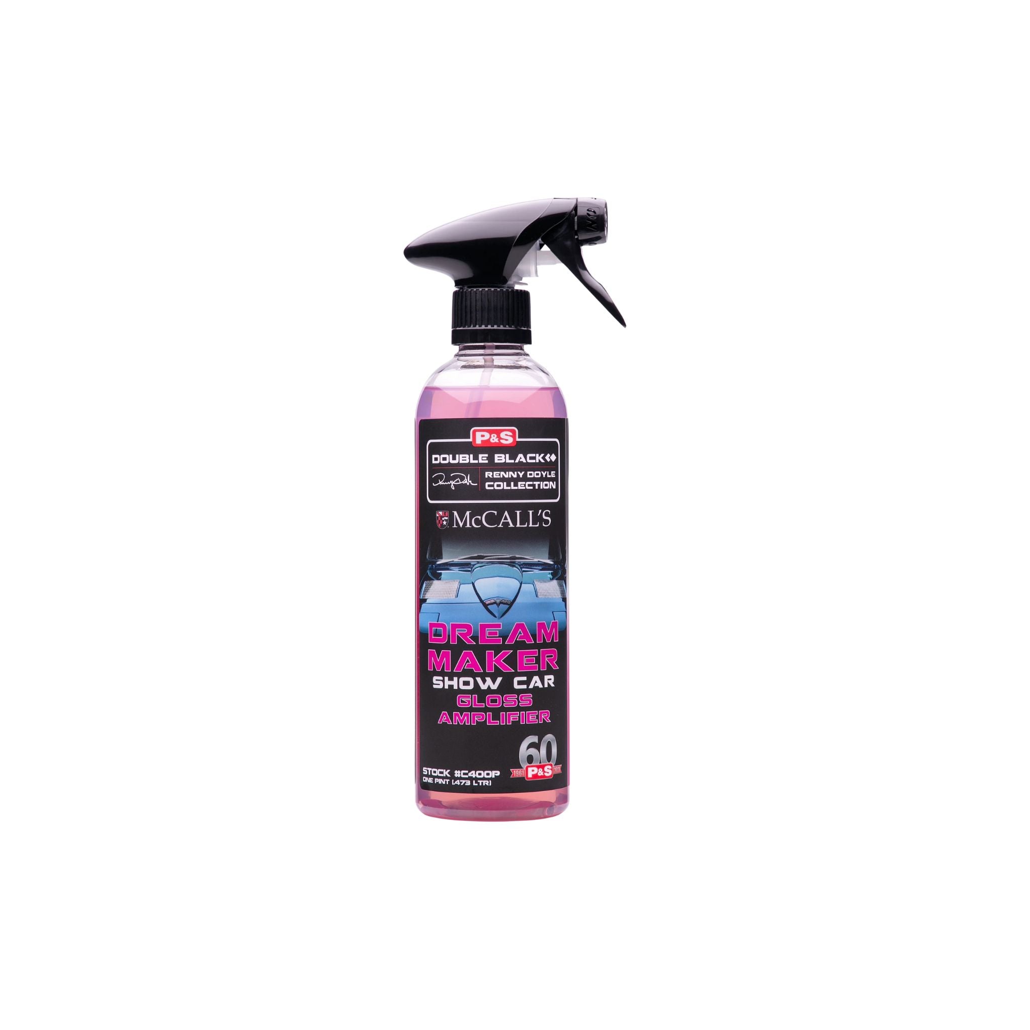 16 oz bottle of P&S Dream Maker, a gloss-enhancing spray safe on all paint types and usable as a drying aid.