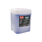 Five-gallon jug of P&S Dressed Tire Finish, best applied after Undressed with a brush or spray bottle.