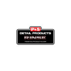 P&S Bucket Label – Rinse, designed to clearly identify rinse buckets for proper detailing workflow and organization.