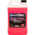 Gallon of P&S Body Wash Concentrate with a cherry scent for increased customer satisfaction.