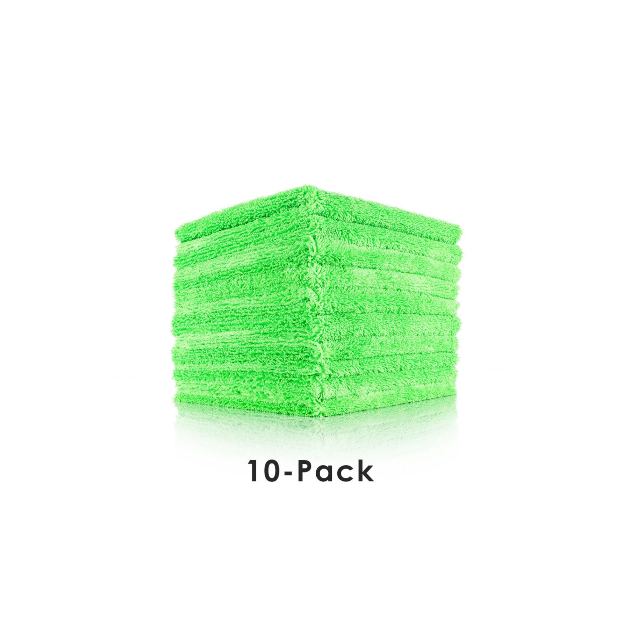 The Rag Company Creature Edgeless Towel for dual-pile cleaning, drying, and buffing in car detailing.