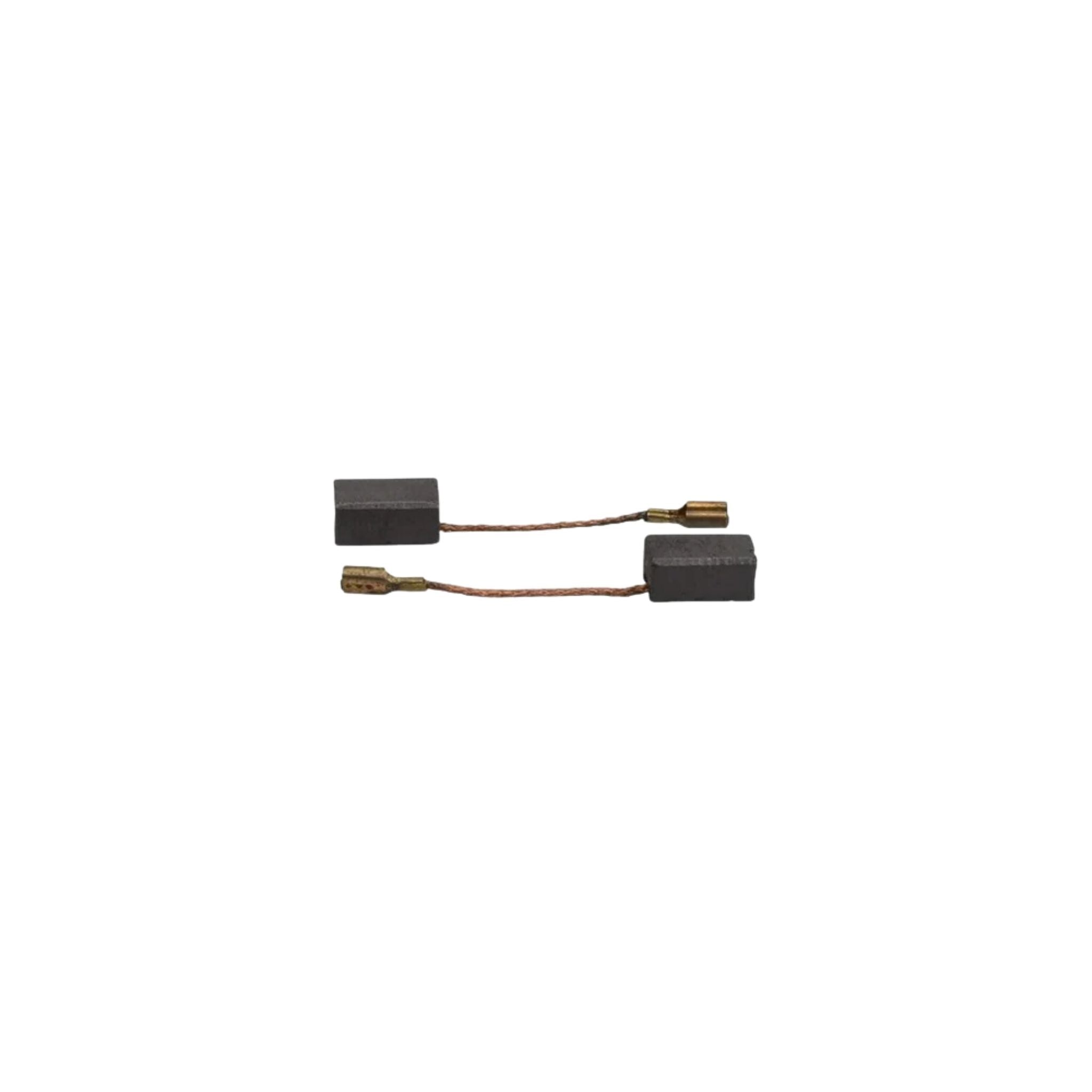 RUPES Bigfoot Carbon Brushes (2 Pack) carbon brushes with leads on a white background