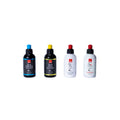 RUPES Compound & Polish Sample Pack of Four bottles of different products on a white background