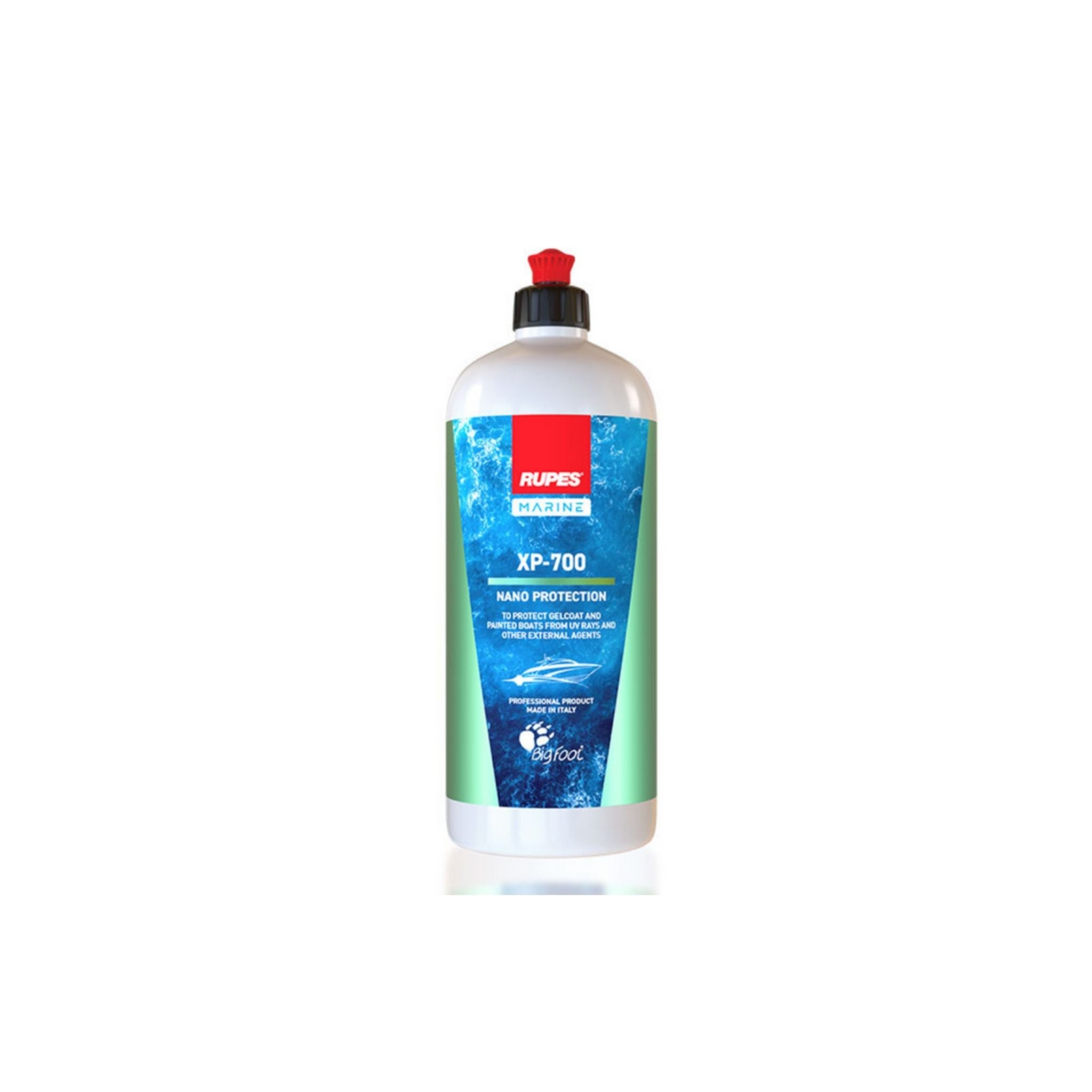 Rupes XP-700 hand protection product bottle on a white background