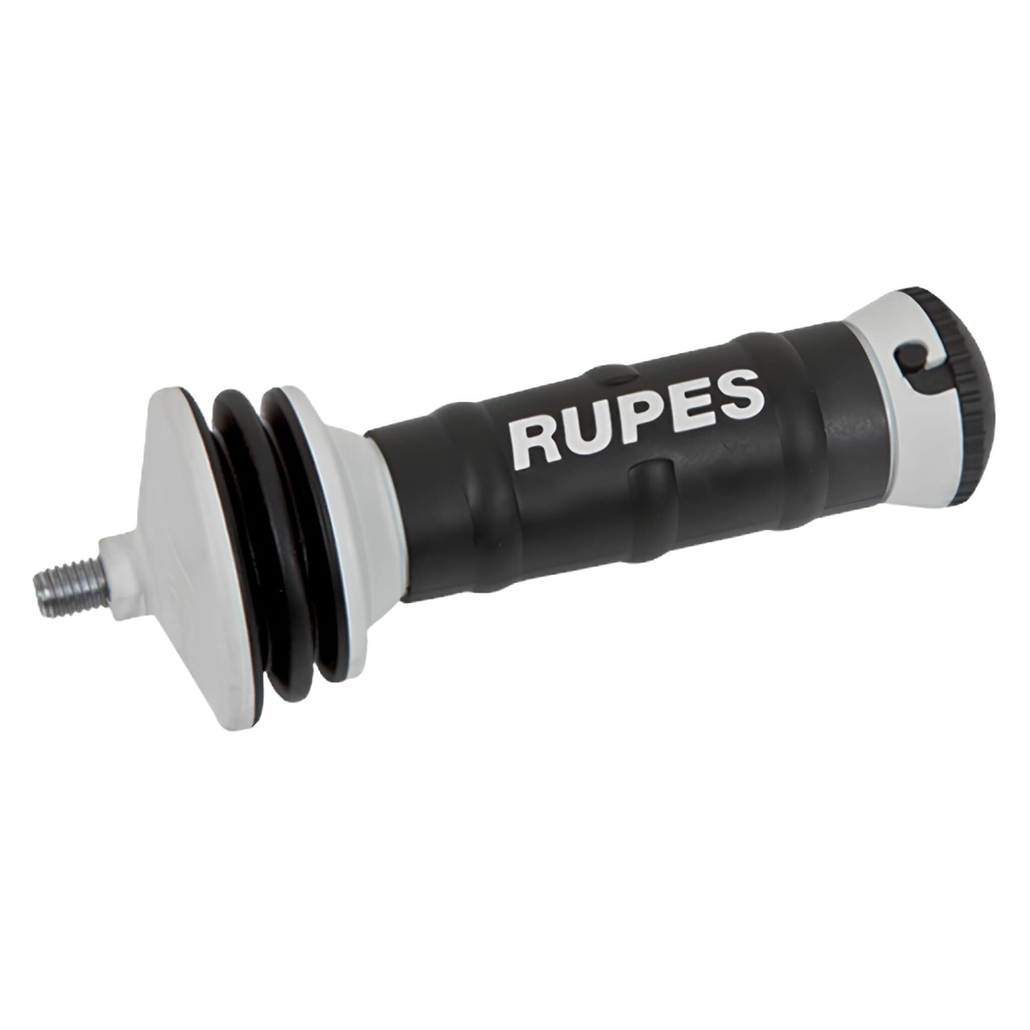 RUPES BigFoot LH19E Rotary Anti-Vibration Side Handle absorbs vibration and mounts on either side for comfortable control.