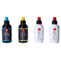 RUPES Compound & Polish Sample Pack includes four 125 ml bottles: D-A Coarse, D-A Fine, UNO Pure, and UNO Protect.