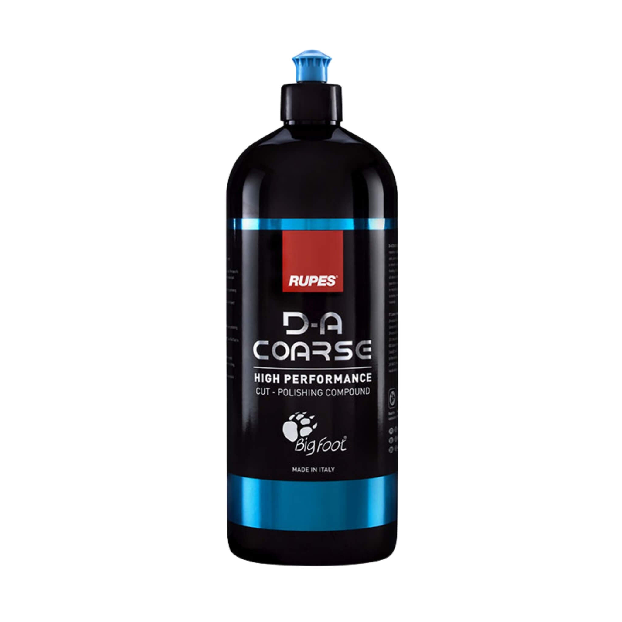 RUPES D-A COARSE High Performance Cut Polishing Compound with low dusting, easy wipe-off, and extended polishing cycle.