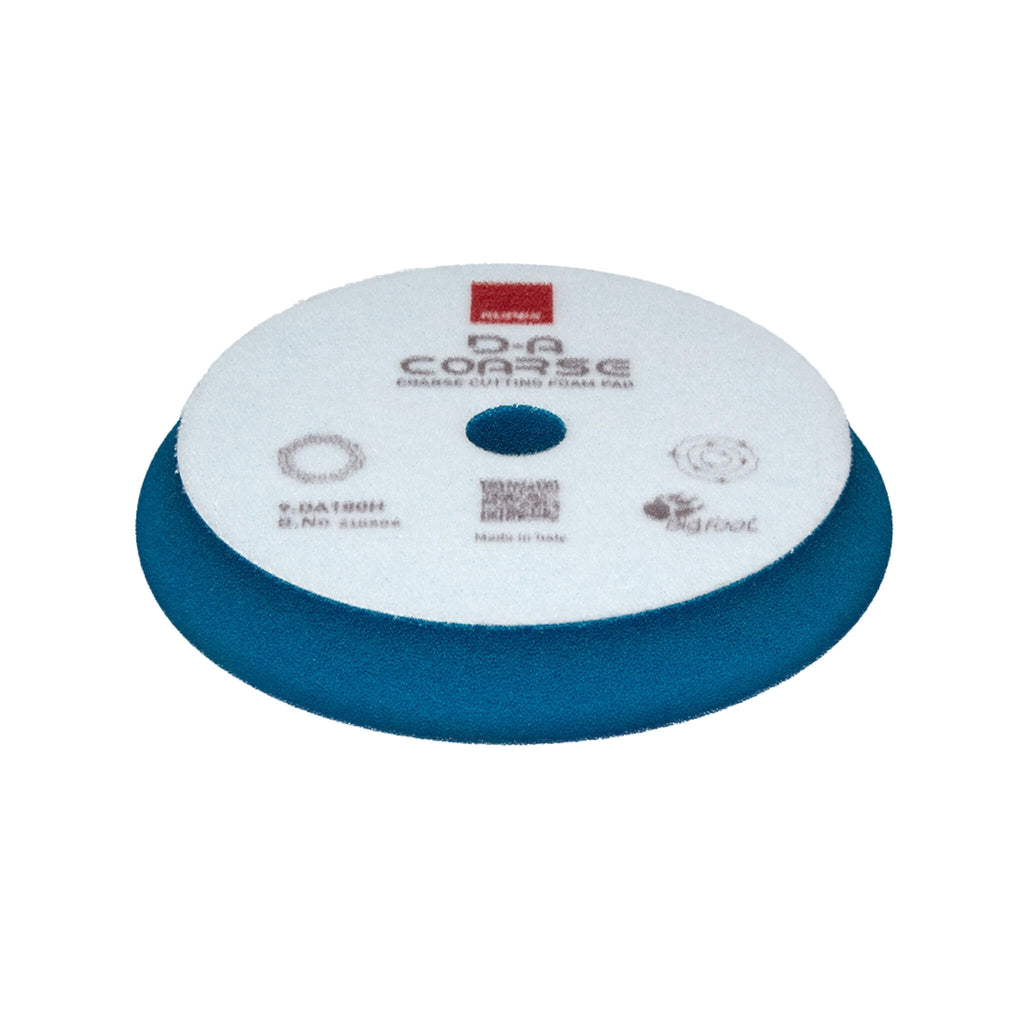 RUPES D-A COARSE Cutting Foam Pad with open-cell foam for improved cutting, finishing, and durability.