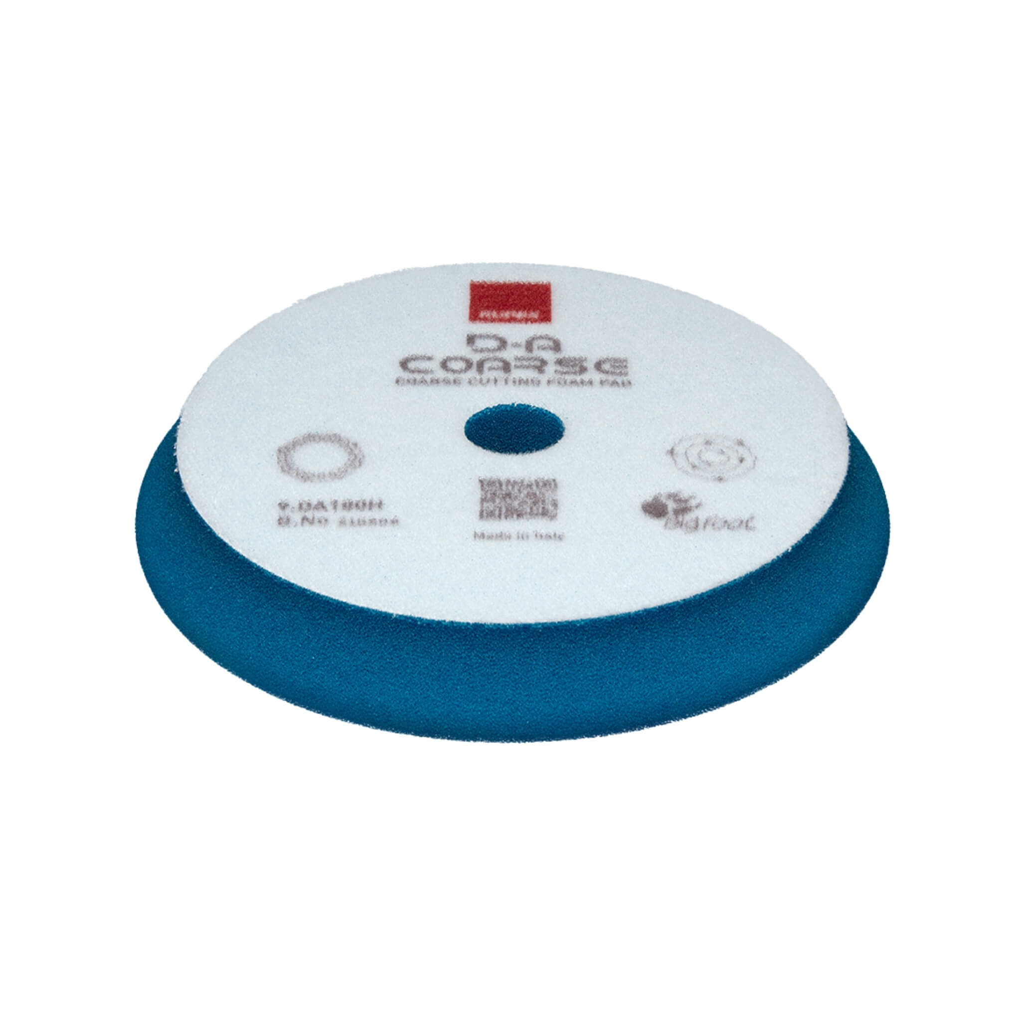 RUPES D-A COARSE Cutting Foam Pad with open-cell foam for improved cutting, finishing, and durability.