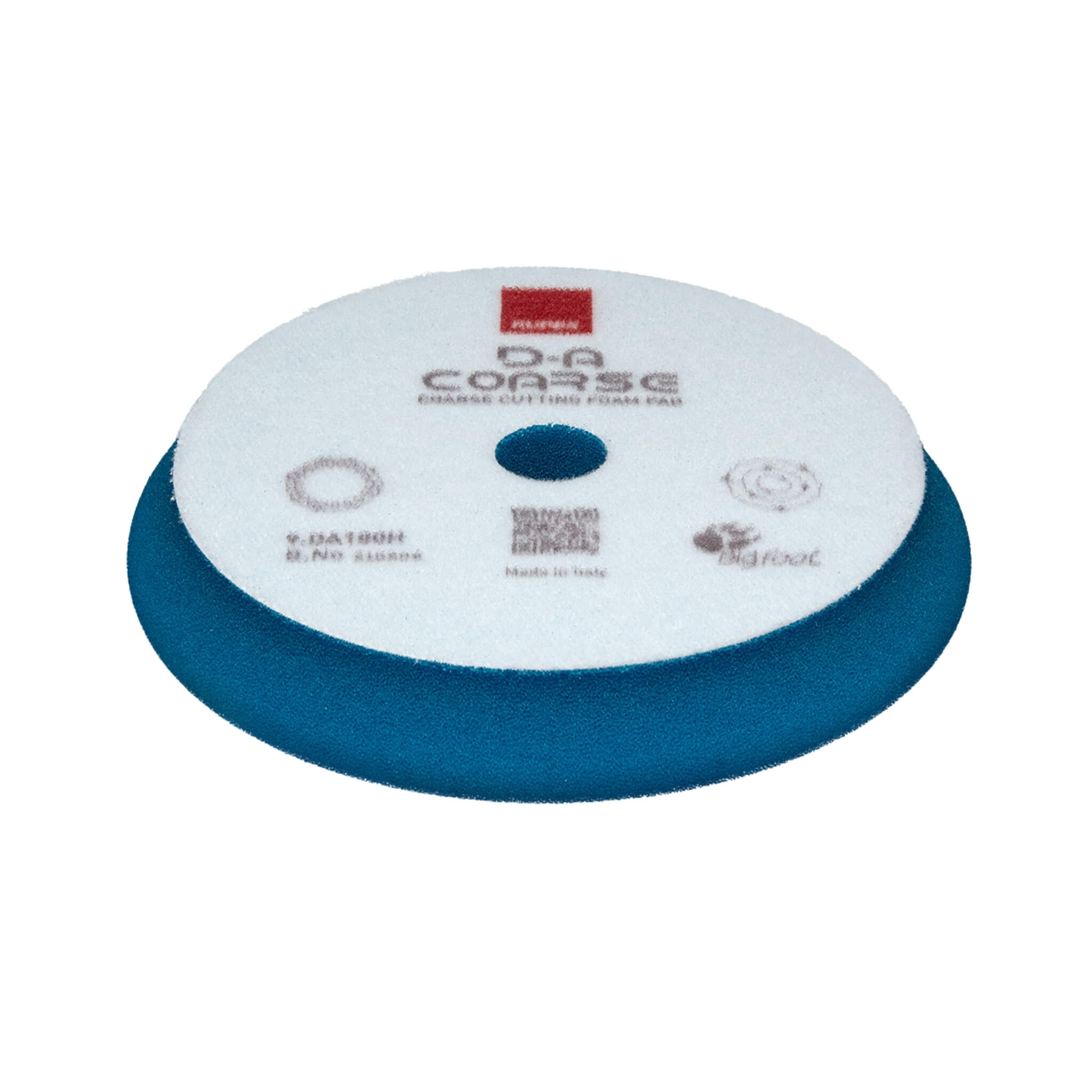 RUPES D-A COARSE Cutting Foam Pad with open-cell foam for improved cutting, finishing, and durability.