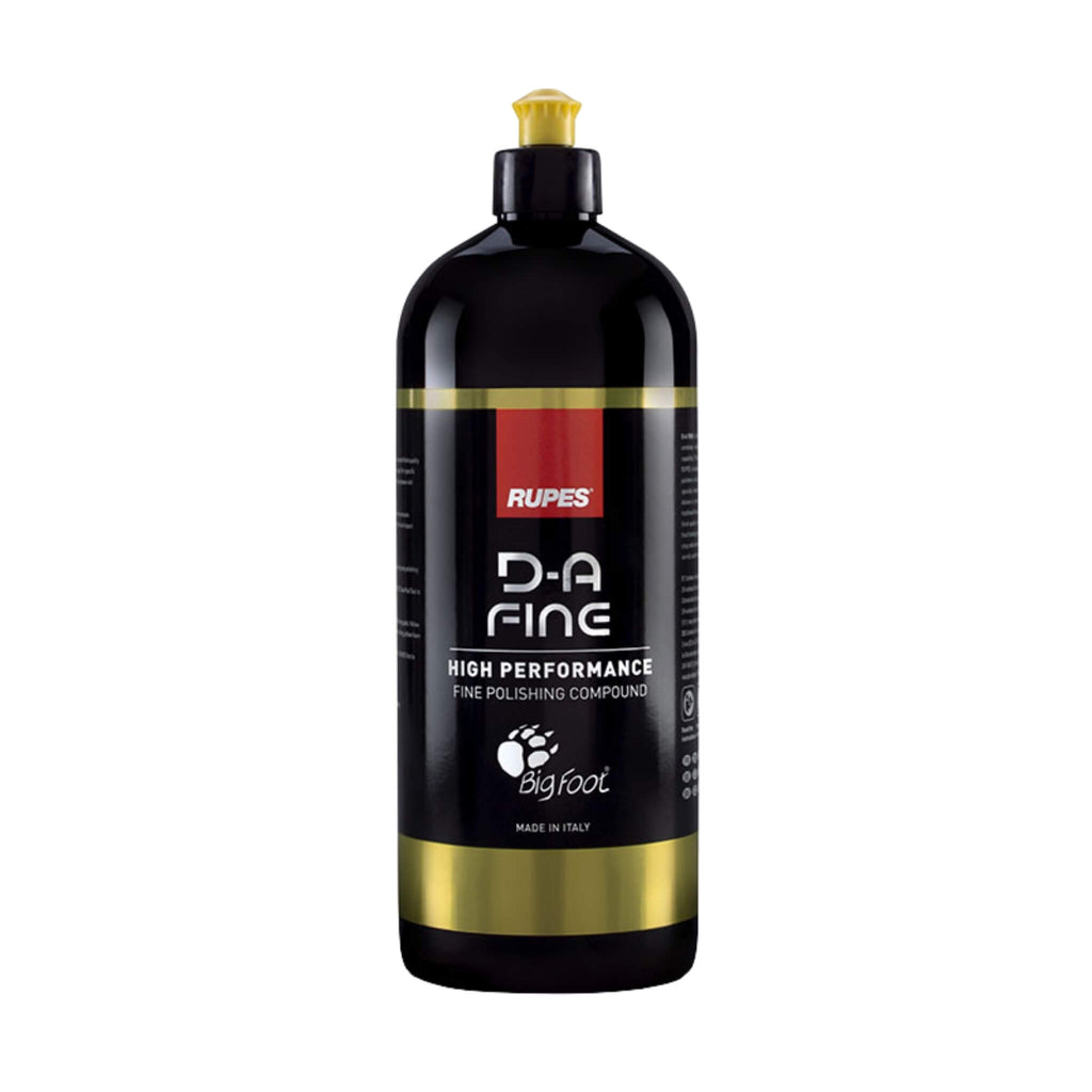 RUPES D-A FINE High Performance Fine Polishing Compound with micro-abrasives, high cut, and easy wipe-off for DA tools.