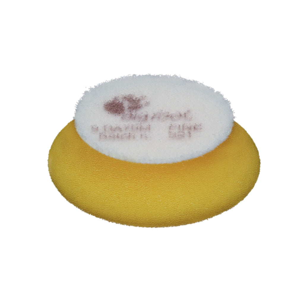 RUPES D-A FINE Finishing Foam Pad refines paint, removes light imperfections, and enhances high-gloss finishes.