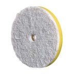RUPES D-A FINE Microfiber Polishing Pad with semi-flexible foam backing for the removal of swirls, haze, and holograms.