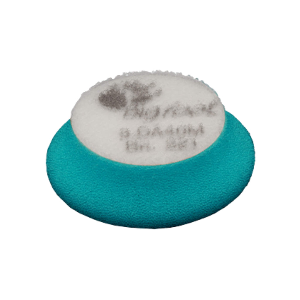 RUPES D-A INTERMEDIATE Foam Polishing Pad balances defect removal and gloss enhancement on automotive paint.