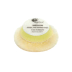 RUPES D-A MEDIUM Wool Polishing Pad with flexible yellow foam and 15mm wool fibers for enhanced finishing.