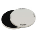 RUPES 3-inch Foam Interface Pads, two-pack with no holes, add 12 mm of cushioning for smoother sanding on curved surfaces.