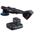 RUPES BigFoot HLR15 iBrid random orbital polisher uses a 15 mm orbit and 5-inch backing pad for versatile paint correction.