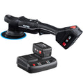 RUPES BigFoot HLR21 iBrid Standard Kit includes a 21 mm orbital polisher, two 18V batteries, and a dual battery charger.