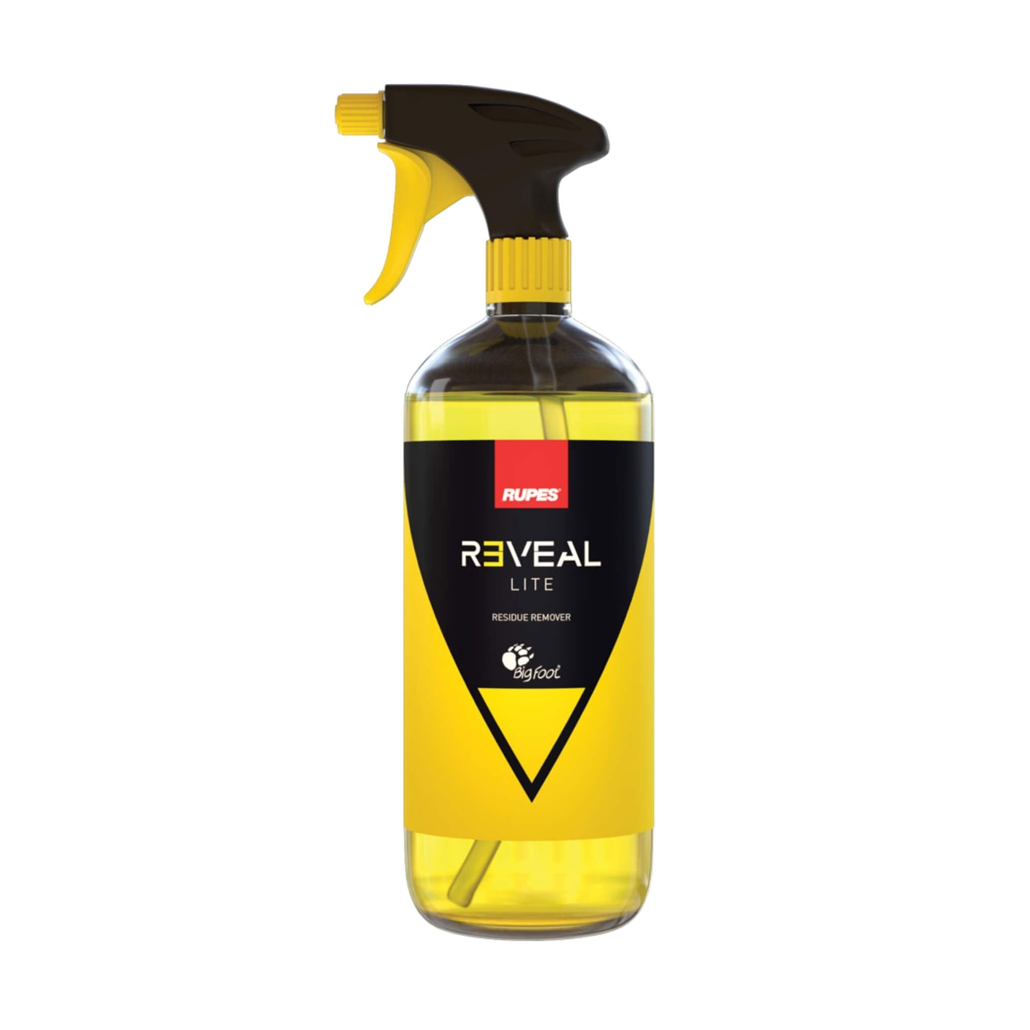 RUPES Reveal Lite Residue Remover clears polish oils, waxes, fillers, and contaminants to reveal the true paint finish.