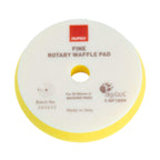 RUPES WAFFLE FINE Polishing Foam Pad for Rotary Polishers with waffle face to reduce heat and improve finishing.