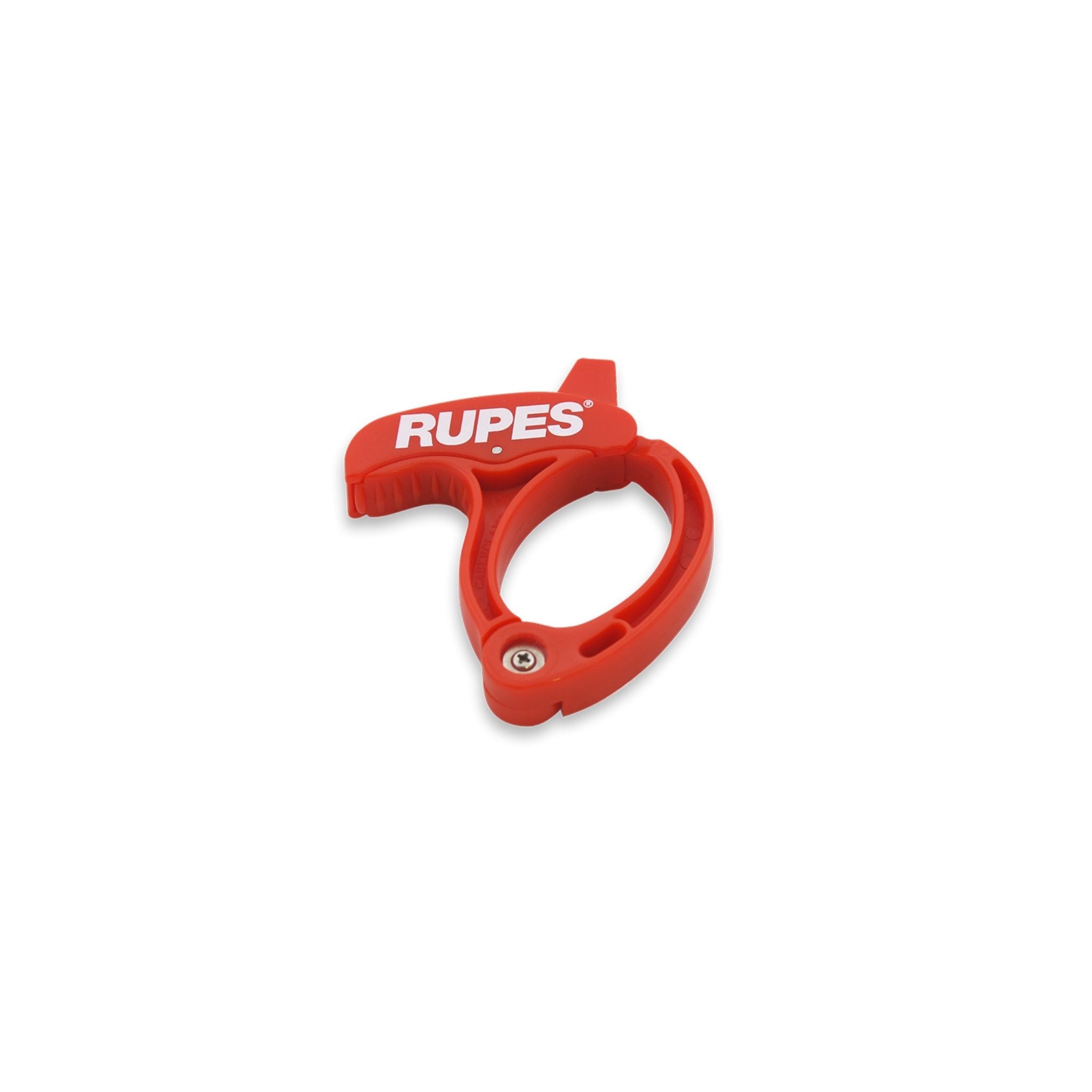 RUPES cable clip Red tool with  white background