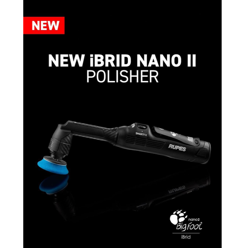 RUPES iBrid Nano 2 Cordless Polisher LUX Kit | Systainer Case and Accessories