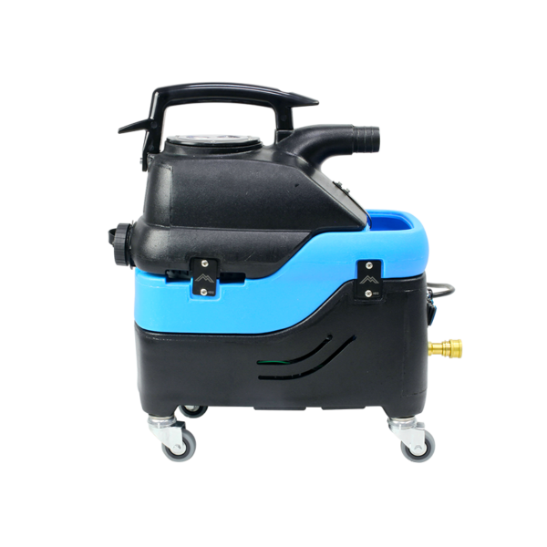 Side view of Mytee S-300H Tempo Heated Spotter Extractor with compact, lightweight design for easy portability.