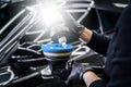 Sanding and polishing workshop at Supreme Detailing Academy