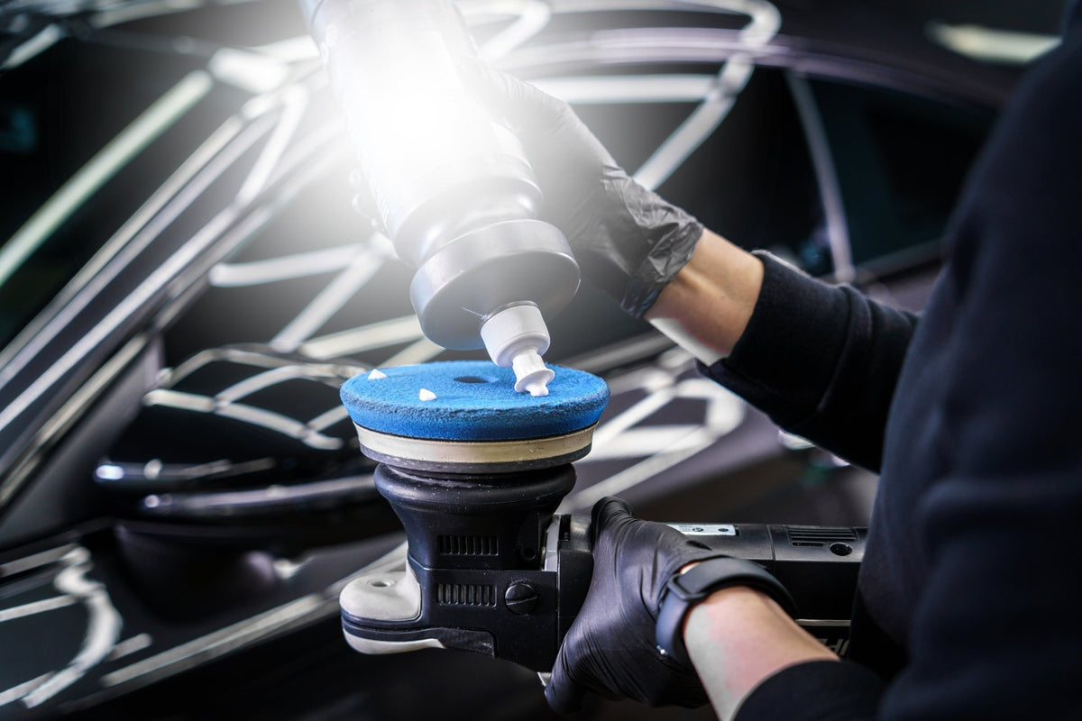 Sanding and polishing workshop at Supreme Detailing Academy