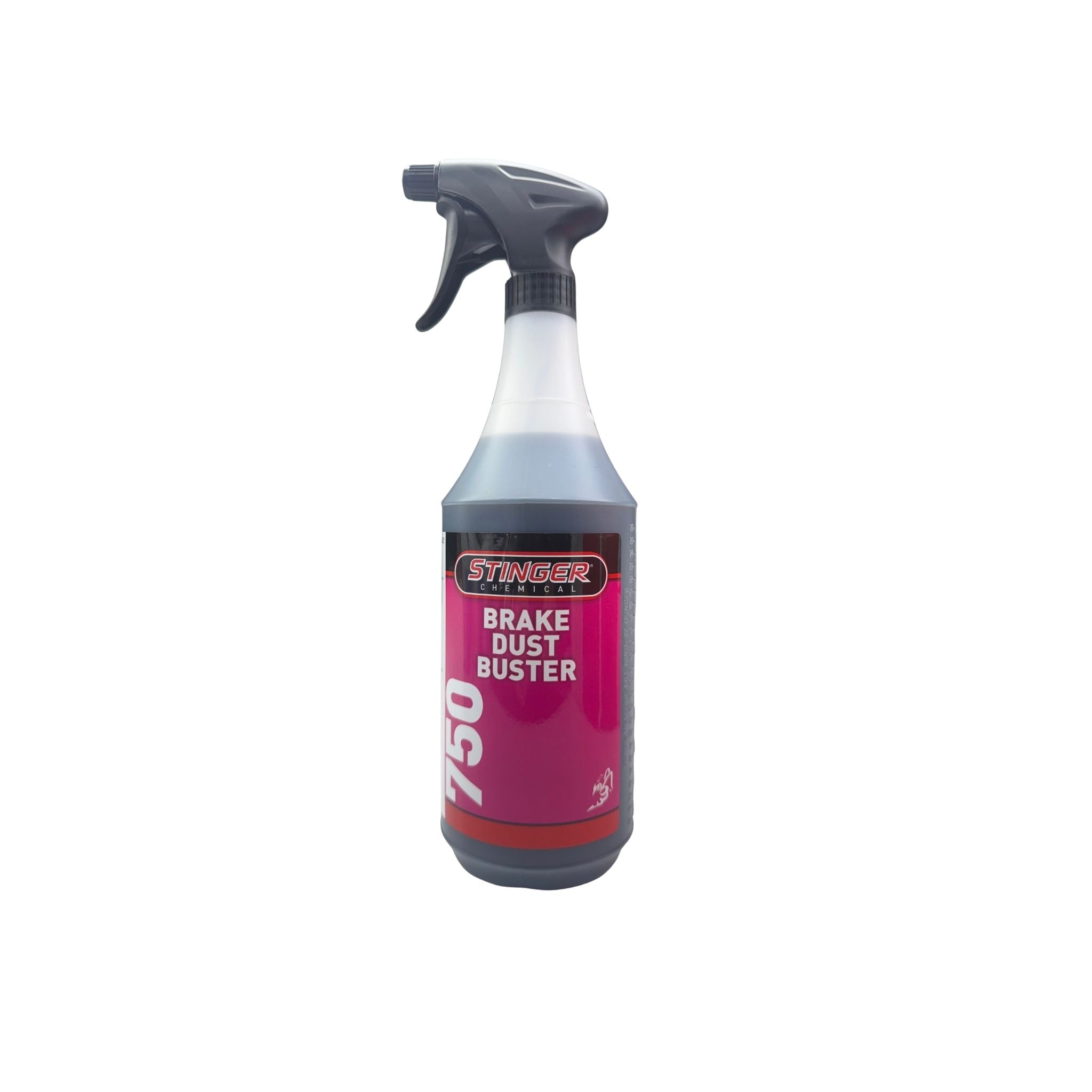 STINGER 750 BRAKE DUST BUSTER removes heavy brake dust and road grime from wheels, leaving a clean, like-new finish.