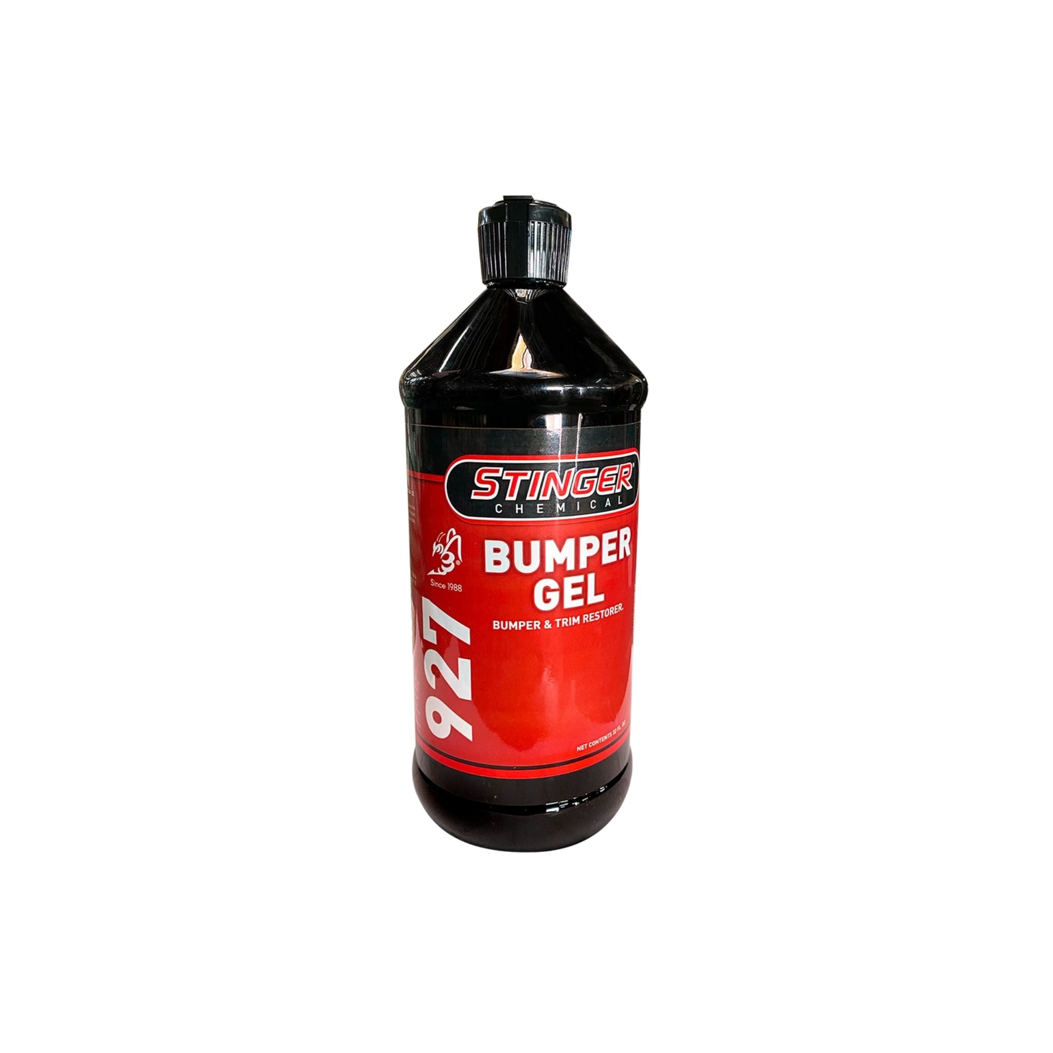 Stinger 927 Bumper Gel restores shine and protects faded bumpers and trim with a smooth, easy-to-apply gel formula.
