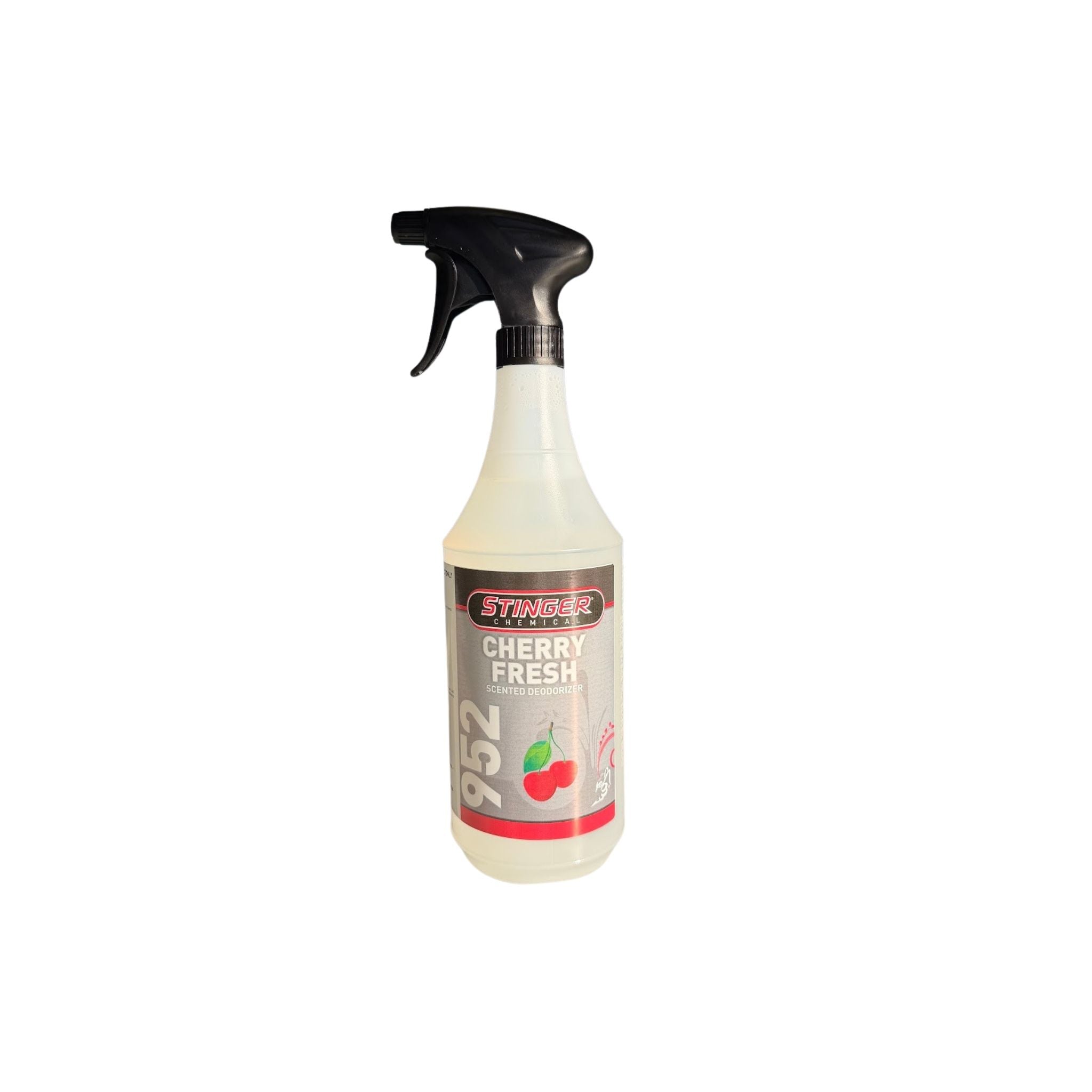 Stinger Fresh Scent Deodorizer Cherry Fresh eliminates odors and leaves a long-lasting, clean interior fragrance.