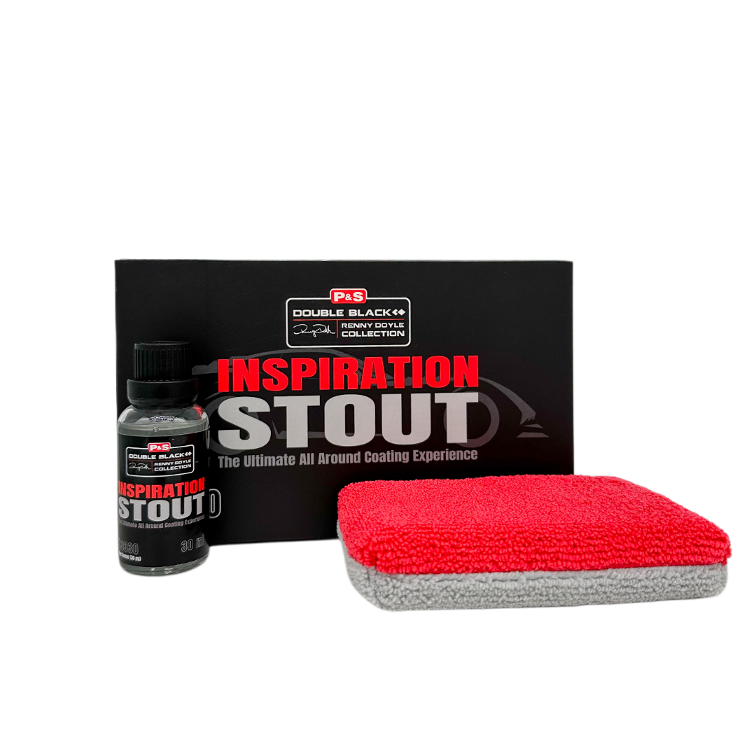 Display of P&S Inspiration Stout ceramic coating for easy application on all exterior surfaces.