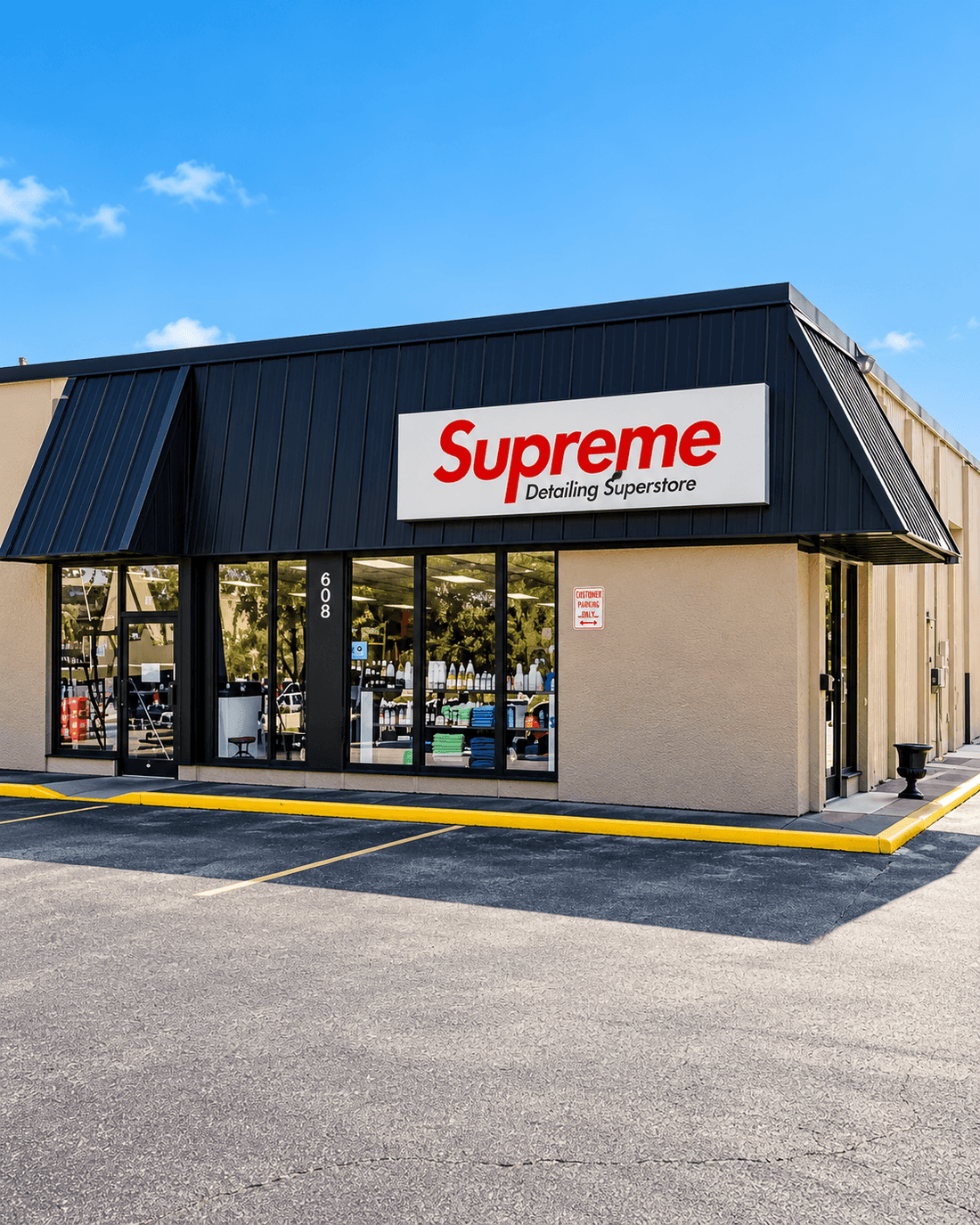 Supreme Detailing Superstore storefront at 506 N. State Road 434 in Altamonte Springs, FL