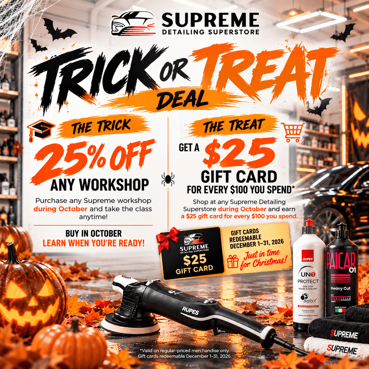 Professional auto detailing products available from Supreme Detailing Superstore