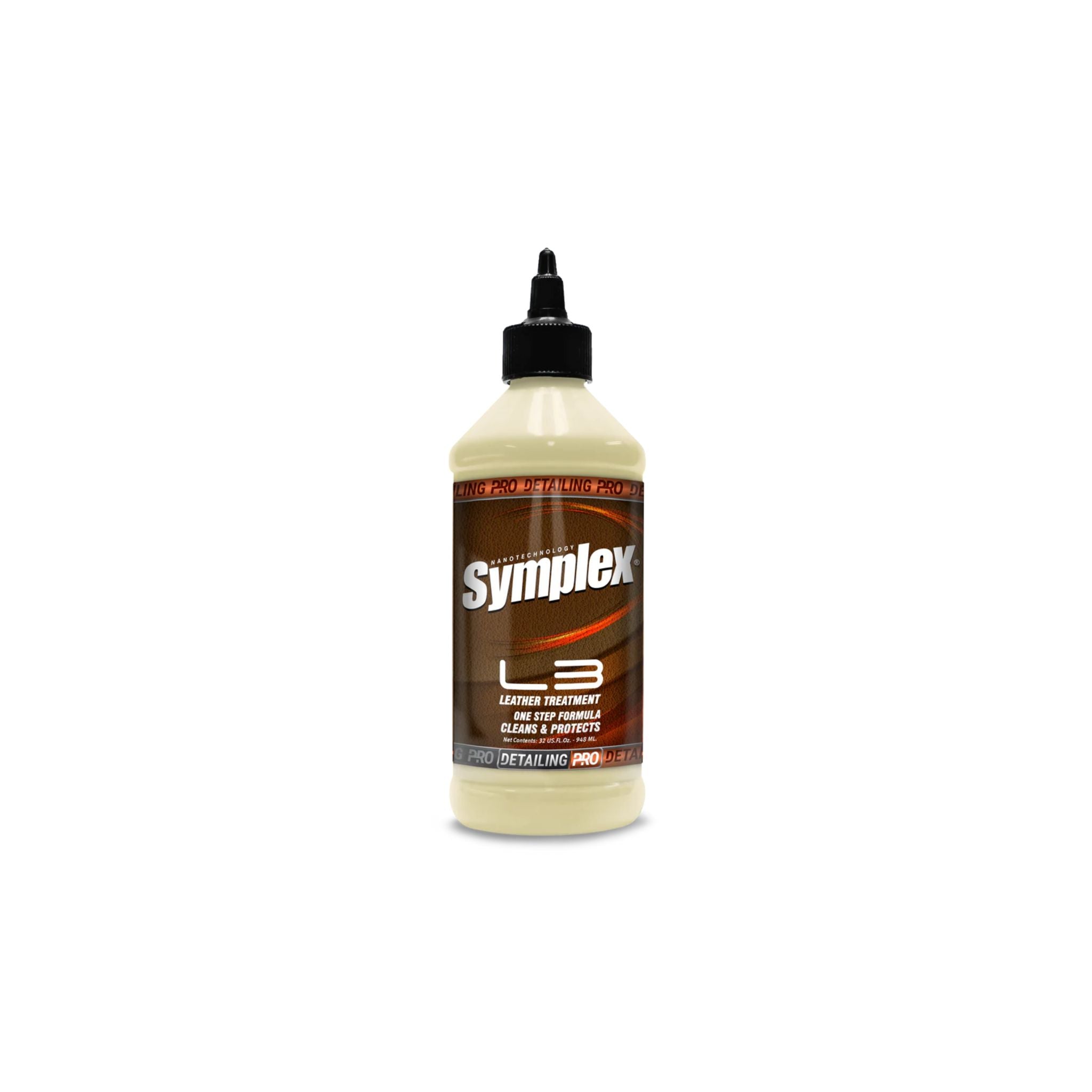 Symplex L3 Leather Treatment with beeswax and carnauba to nourish, protect, and restore softness to leather surfaces.